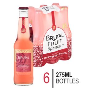 Brutal Fruit Strawberry Rouge 6 x 275ml